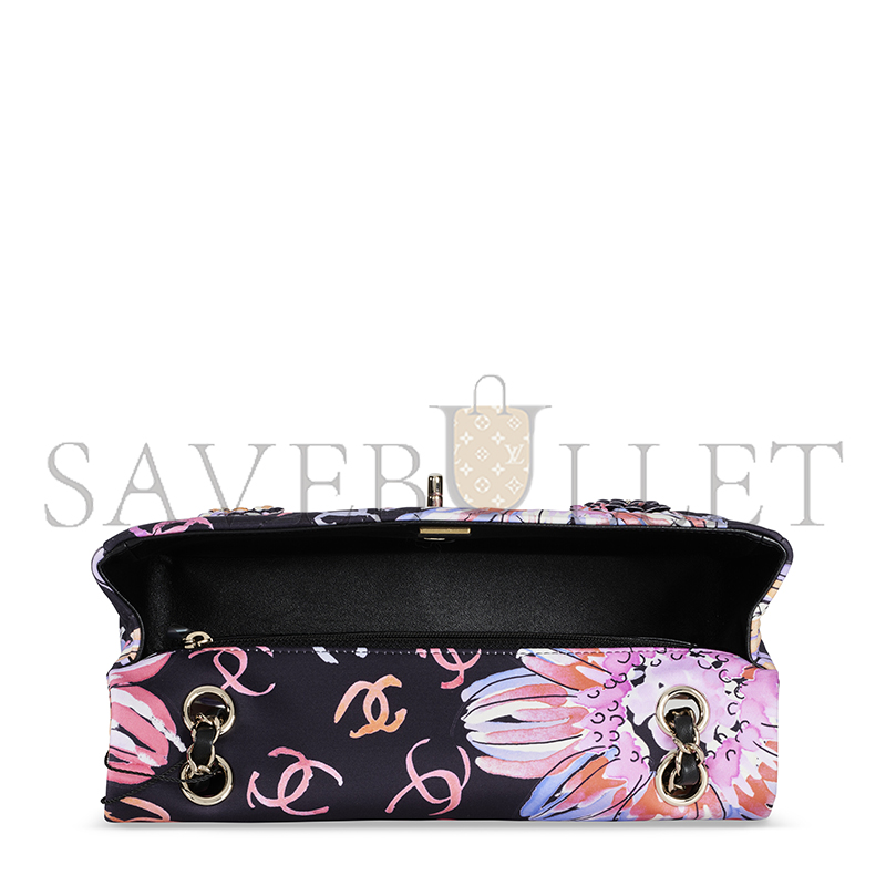 CHANEL CAMELLIA FLAP SHOULDER BAG (25*14*6cm)